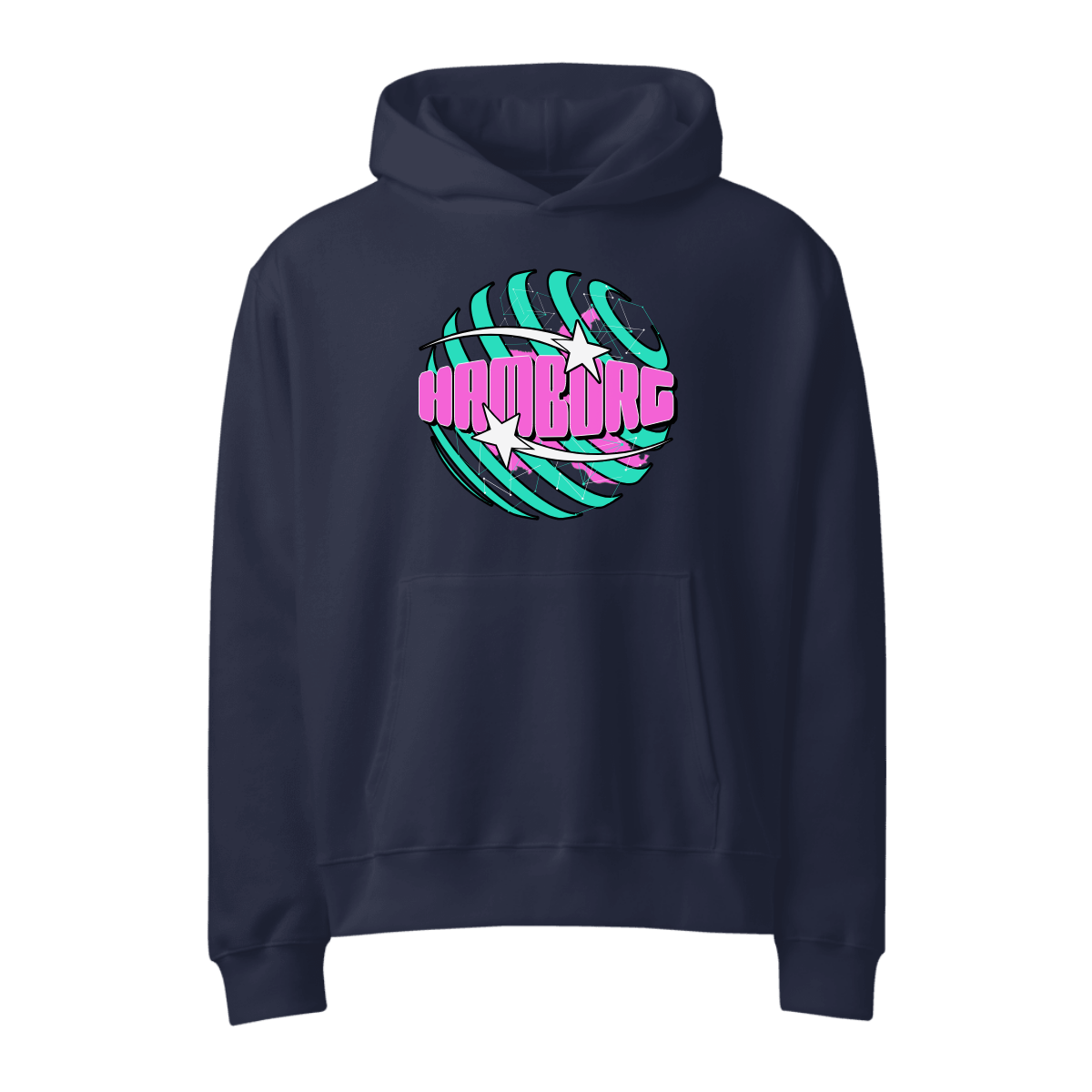 Schwerer Oversized Hoodie - SIGNAL3 - Hamburg