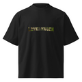 Oversized Unisex Bio-T-Shirt mit breitem Kragen - CAMOUFLAGE - Leverkusen