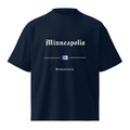 Oversized Unisex Bio-T-Shirt mit breitem Kragen - NOW - Minneapolis