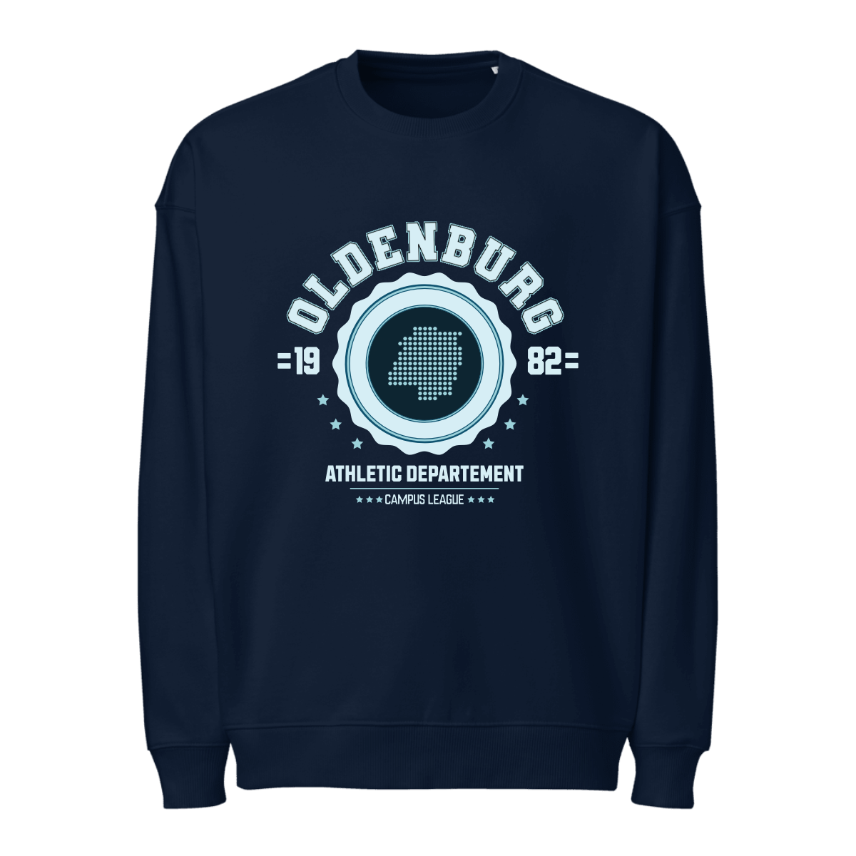 Oversized Unisex Bio-Pullover - VARSITY HERO - Oldenburg