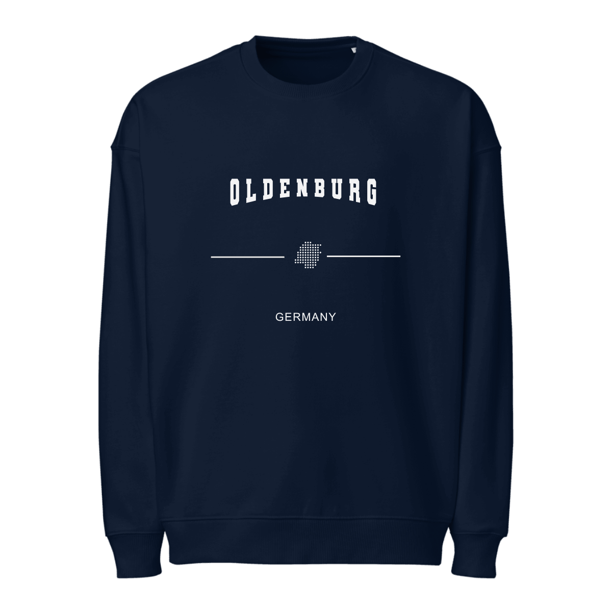 Oversized Unisex Bio-Pullover - HERITAGE STRIPE - Oldenburg