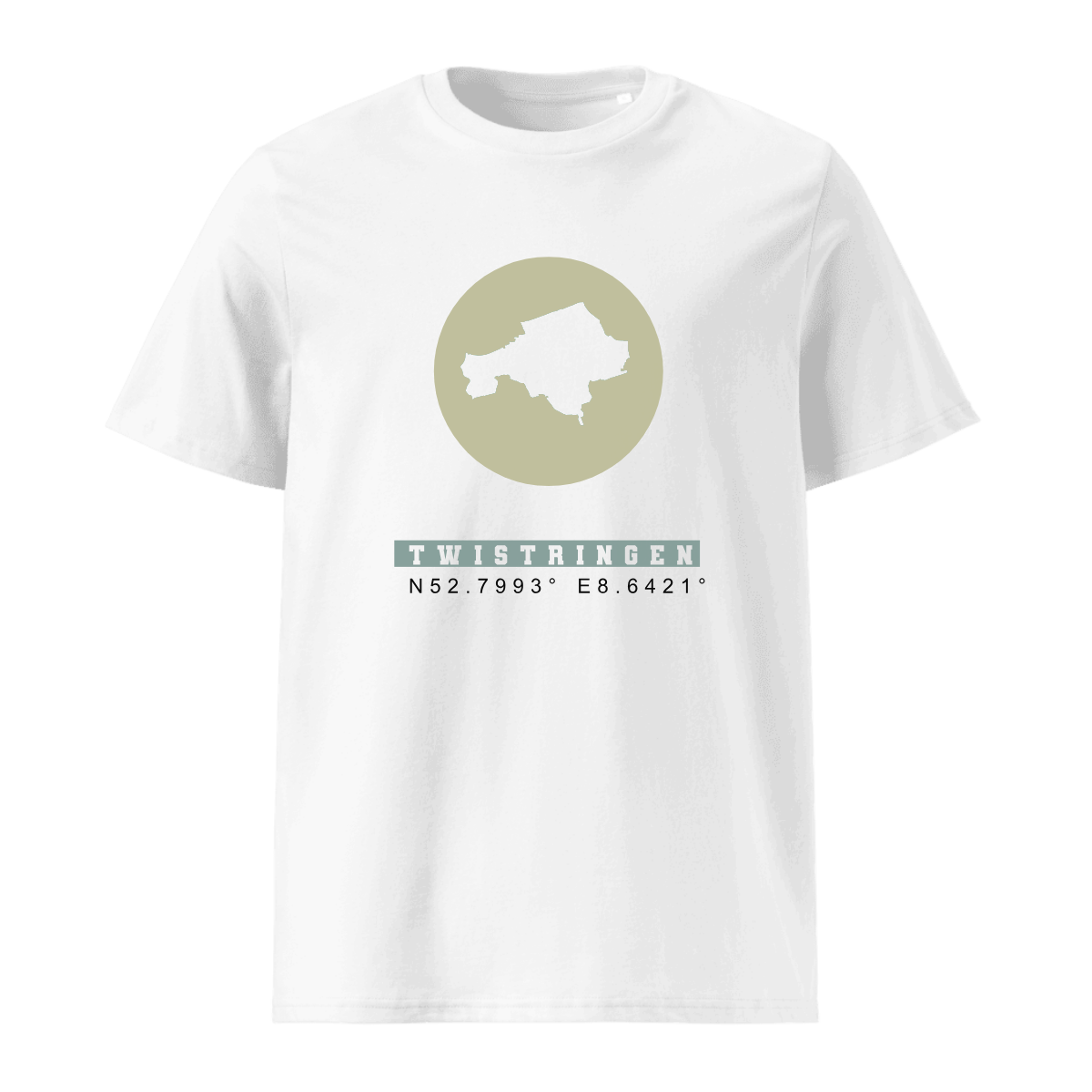 Unisex T-Shirt aus Bio-Baumwolle - MOON COORDINATES - Twistringen